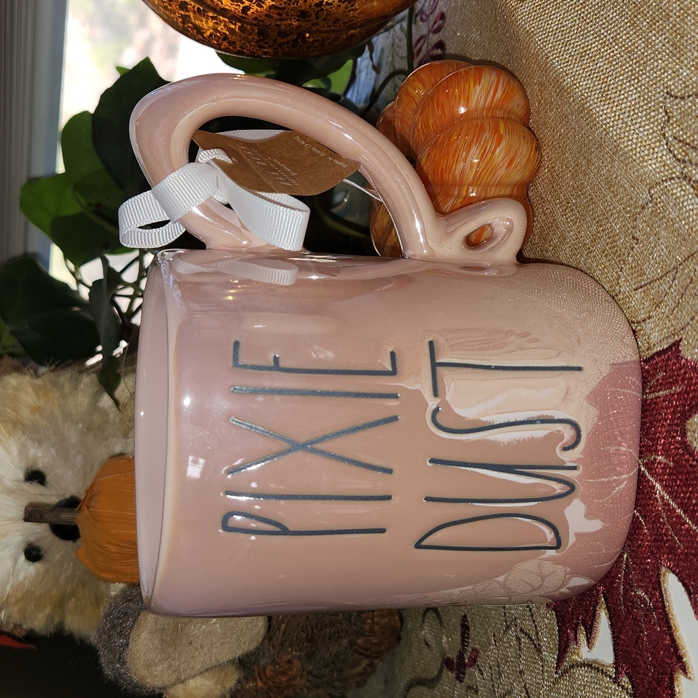 - Rae Dunn Disney Tinker bell PIXIE DUST double sided mug